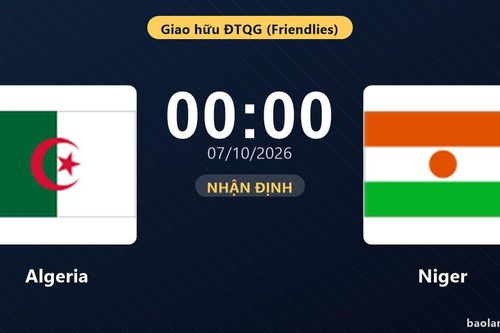 Nhận định Algeria vs Niger: Điểm tựa từ thành tích đối đầu
