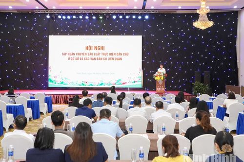 Tập huấn chuyên sâu Luật Thực hiện dân chủ ở cơ sở và các văn bản có liên quan