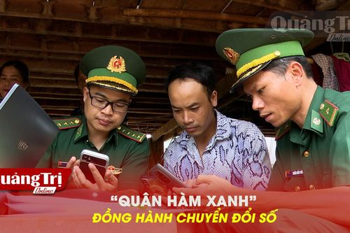 'Quân hàm xanh' đồng hành chuyển đổi số