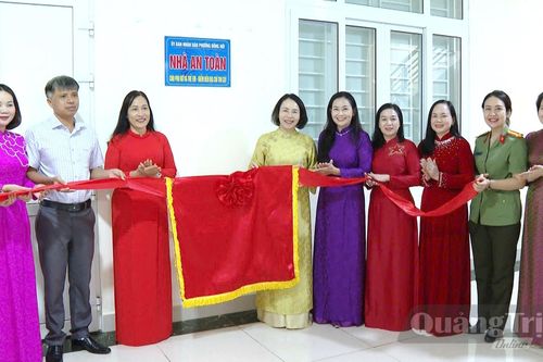 Ra mắt mô hình điểm 'Nhà an toàn cho phụ nữ và trẻ em-Điểm đến địa chỉ tin cậy'