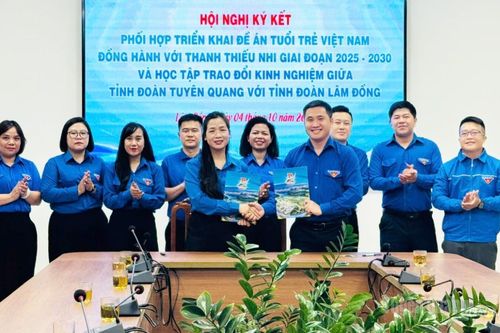 Tuổi trẻ Tuyên Quang - Lâm Đồng tổ chức chuỗi hoạt động đồng hành với thanh thiếu nhi