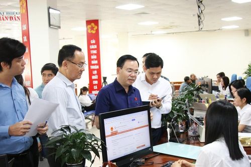 Đoàn giám sát của Ủy ban Khoa học, Công nghệ và Môi trường làm việc tại Lạng Sơn