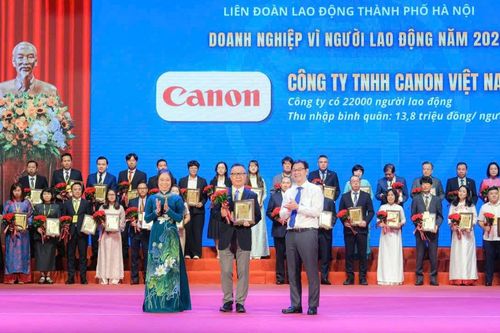 Tôn vinh doanh nghiệp 'Vì người lao động' và công nhân Thủ đô tiêu biểu