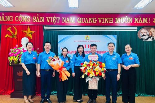 Hoàn thành thành lập Công đoàn cơ sở tại 16/16 đơn vị sự nghiệp công lập