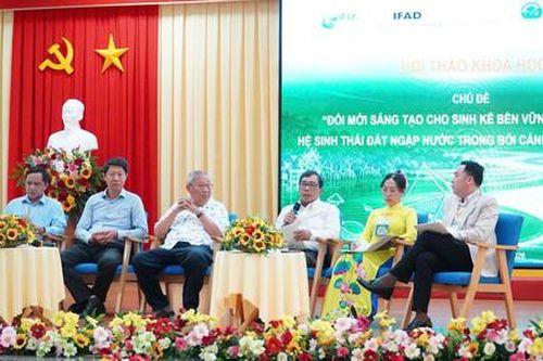 Đổi mới sáng tạo cho sinh kế bền vững và phục hồi hệ sinh thái đất ngập nước