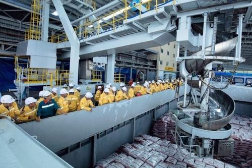 Hàng trăm nông dân háo hức ghé thăm nhà máy Phân bón Cà Mau