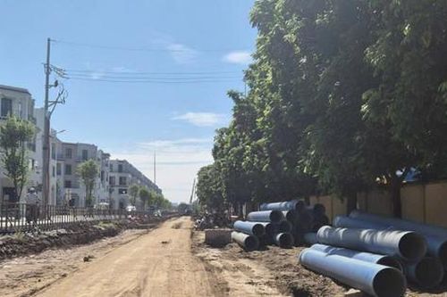 Công trình tuyến cống đường 422 xã Ô Diên: Hạn chế thấp nhất ảnh hưởng đến người dân