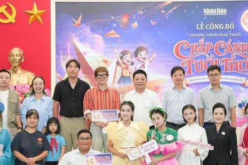 Chương trình 'Chắp cánh tuổi thơ': Không gian nghệ thuật cho thiếu nhi vào ngày 10-10