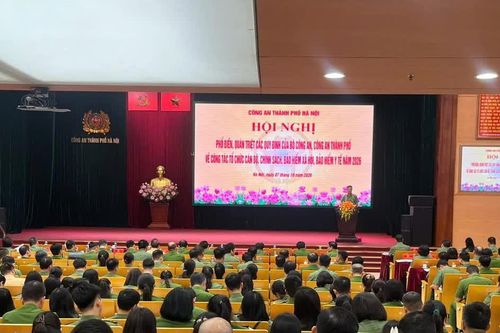 Công an Hà Nội nâng cao chất lượng công tác tổ chức cán bộ, chính sách - bảo hiểm