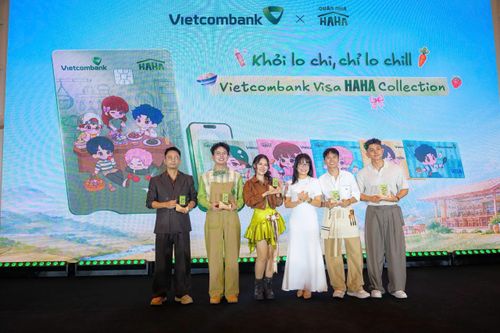 Vietcombank đồng đầu tư Quán nhà Haha, ra mắt thẻ độc quyền