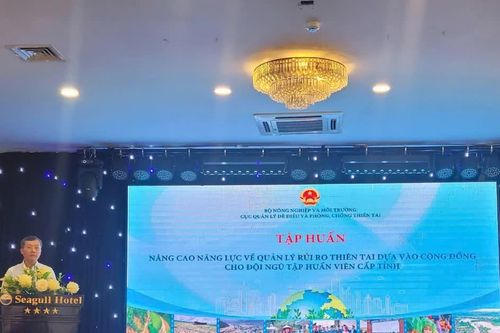 Nâng cao năng lực quản lý rủi ro thiên tai dựa vào cộng đồng