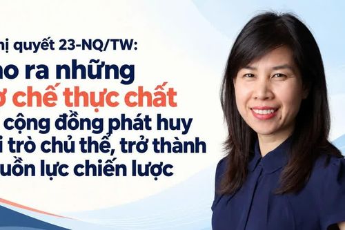 Nghị quyết 23-NQ/TW: Tạo ra những cơ chế thực chất để cộng đồng phát huy vai trò chủ thể, trở thành nguồn lực chiến lược