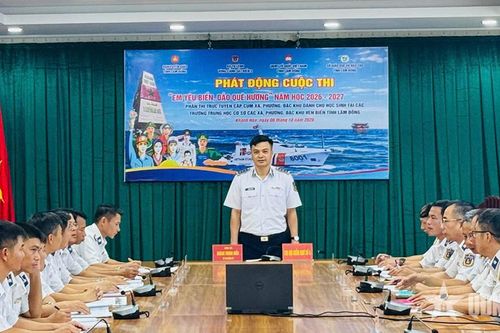 Vùng Cảnh sát biển 3 phát động Cuộc thi 'Em yêu biển, đảo quê hương'