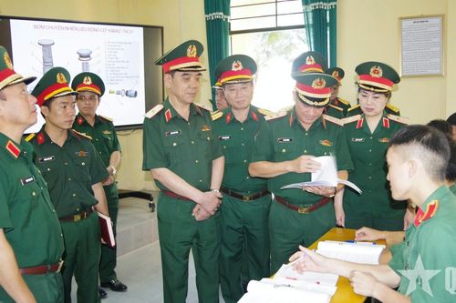 Bộ Tổng Tham mưu kiểm tra các nhà trường thuộc Tổng cục Hậu cần - Kỹ thuật