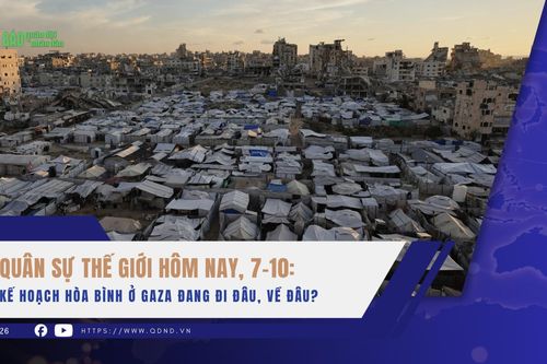 Quân sự thế giới hôm nay, 7-10: Kế hoạch hòa bình ở Gaza đang đi đâu, về đâu?