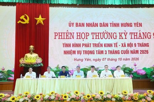 Hưng Yên phấn đấu tăng trưởng năm 2026 đạt từ 11,5% trở lên