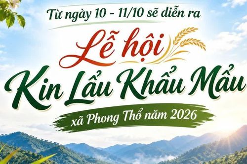 Độc đáo Lễ hội Kin Lẩu Khẩu Mẩu của người Thái ở Phong Thổ