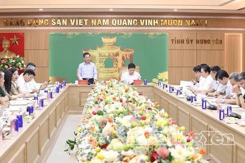 Đoàn kiểm tra Ban Chỉ đạo 35 Trung ương làm việc với tỉnh Hưng Yên