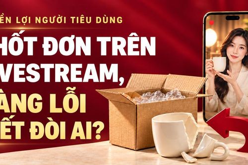 Chốt đơn trên livestream, hàng lỗi biết đòi ai?