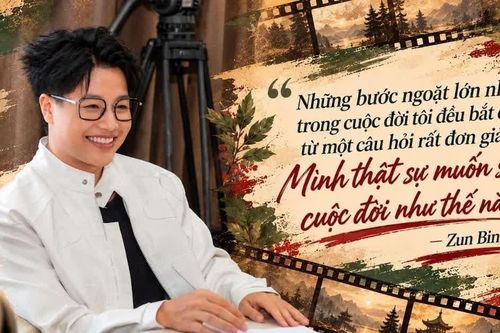 Zun Bin: 'Hạnh phúc là được sống thật với chính mình'