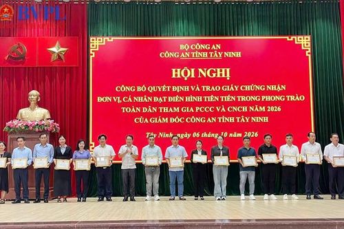 VKSND tỉnh Tây Ninh - điển hình tiên tiến trong phong trào phòng cháy, chữa cháy và cứu nạn cứu hộ 2026