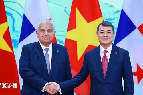 Thủ tướng Lê Minh Hưng hội kiến Tổng thống Cộng hòa Panama
