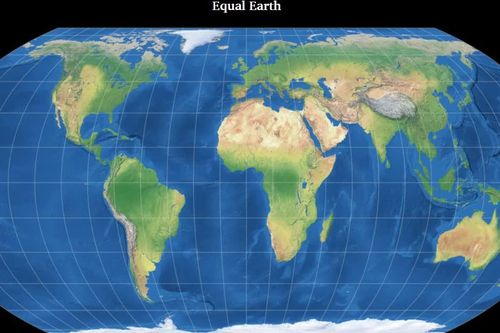 Từ phép chiếu Mercator đến Equal Earth: Bản đồ thế giới thay đổi ra sao?
