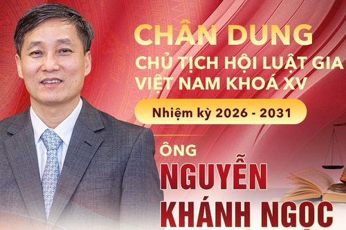 [Info] Chân dung Chủ tịch Hội Luật gia Việt Nam khoá XV Nguyễn Khánh Ngọc