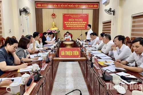 Giám sát việc thực hiện pháp luật về tiếp công dân, giải quyết khiếu nại, tố cáo tại xã Thiệu Tiến