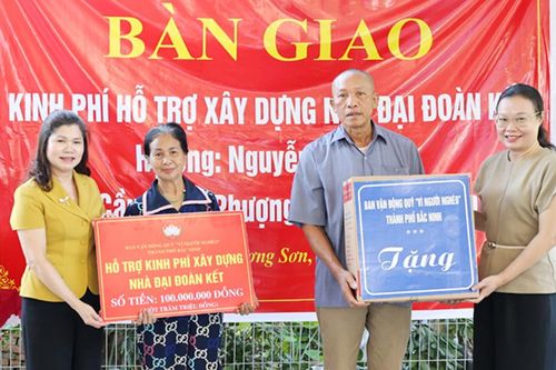 Bắc Ninh: Khánh thành nhà Đại đoàn kết cho hộ nghèo tại phường Phượng Sơn