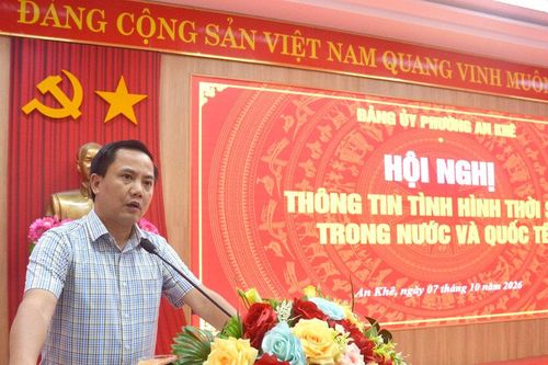 Đảng ủy phường An Khê thông tin thời sự trong nước và quốc tế đến đảng viên