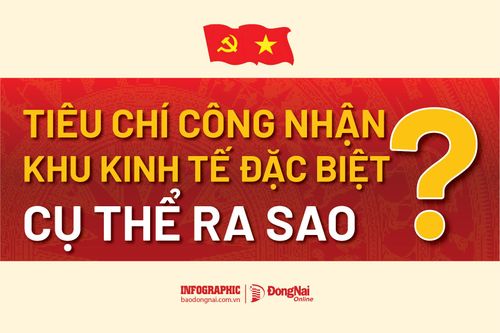 [Infographic] Tiêu chí công nhận khu kinh tế đặc biệt cụ thể ra sao?