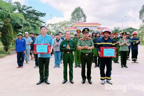 Phường An Bình: Diễn tập chiến đấu phòng thủ và xử lý tình huống thực binh