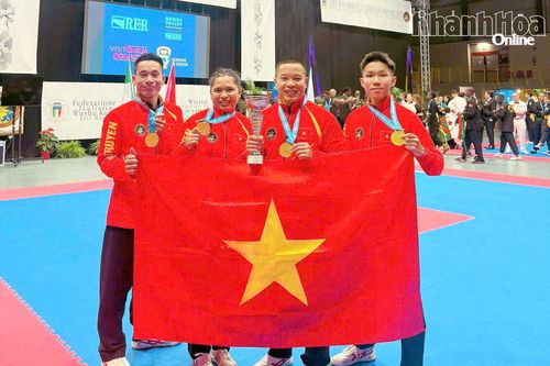 Võ cổ truyền Khánh Hòa giành huy chương vàng thế giới