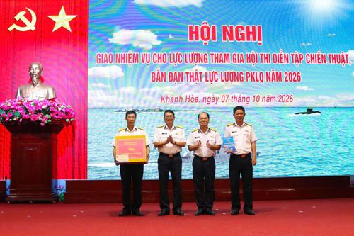 Vùng 4 Hải quân giao nhiệm vụ cho lực lượng tham gia hội thi phòng không lục quân năm 2026