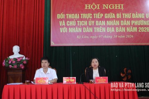 Lãnh đạo phường Kỳ Lừa đối thoại với Nhân dân