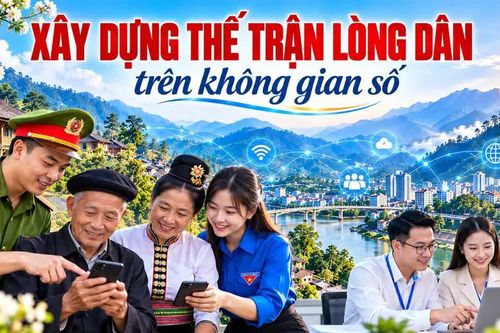 Xây dựng thế trận lòng dân trên không gian số