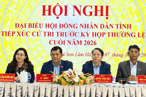 Cử tri Phú Sơn Lâm Hà kiến nghị nâng cấp hạ tầng, bảo đảm an sinh