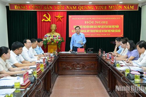 Đoàn ĐBQH tỉnh khảo sát việc thực hiện chính sách, pháp luật về an toàn thực phẩm
