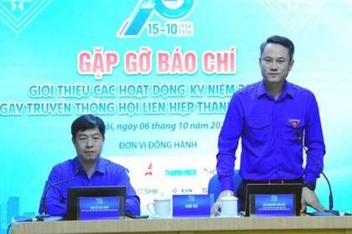 Nhiều hoạt động kỷ niệm 70 năm Hội Liên hiệp Thanh niên Việt Nam