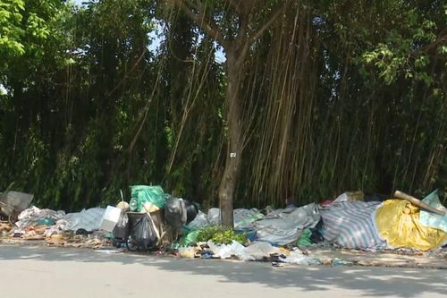 Phường Hà Đông: Bãi rác tự phát ngay điểm chân rác