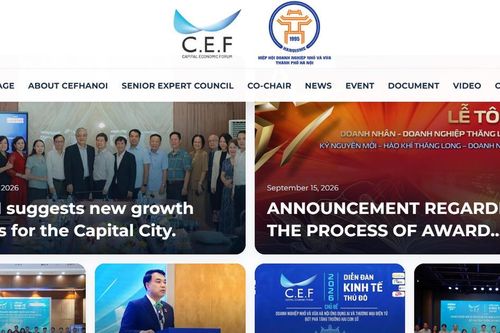 CEF III bổ sung website tiếng Anh, tăng tiện ích cho đại biểu quốc tế
