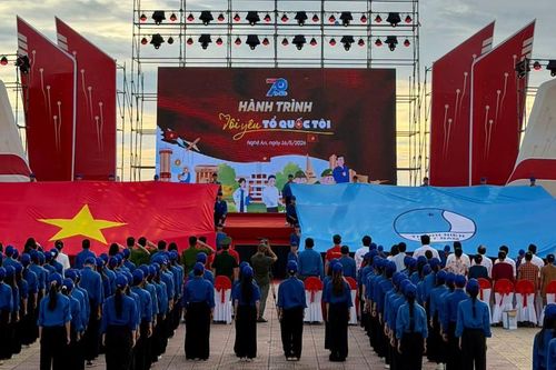 Thanh niên lan tỏa tình yêu Tổ quốc trong chuỗi hoạt động kỷ niệm 70 năm