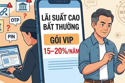Gửi tiết kiệm lãi suất cao: Cẩn trọng mất quyền kiểm soát tài khoản, mất tiền