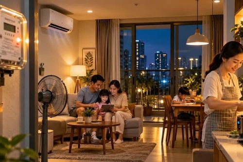 Giờ cao điểm điện chuyển sang 17h30–22h30, tiền điện gia đình thay đổi thế nào?