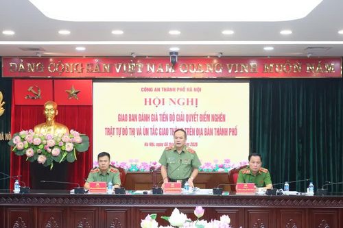 Giám đốc Công an Hà Nội: Để vi phạm trật tự đô thị tái diễn, người đứng đầu phải chịu trách nhiệm