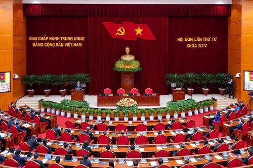 Thông báo Hội nghị lần thứ tư Ban Chấp hành Trung ương Đảng khóa XIV