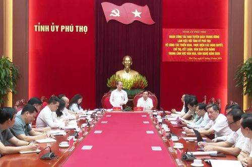 [Video] Khảo sát công tác triển khai các nghị quyết, chỉ thị của Đảng về văn hóa tại Phú Thọ