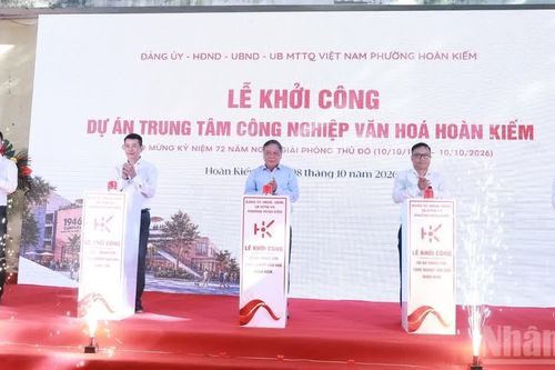 Khởi công xây dựng Trung tâm Công nghiệp văn hóa đầu tiên của Hà Nội