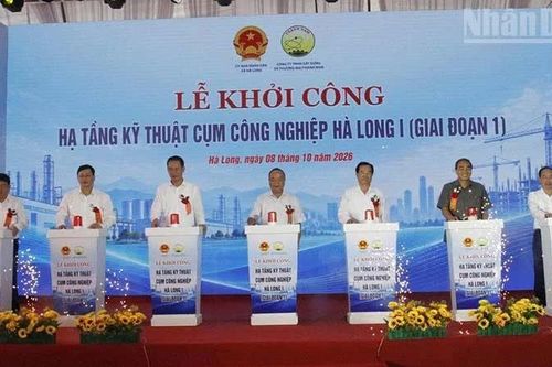 Thanh Hóa: Xây dựng hạ tầng Cụm công nghiệp Hà Long 1
